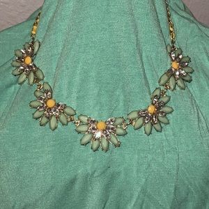 Antique style flower necklace